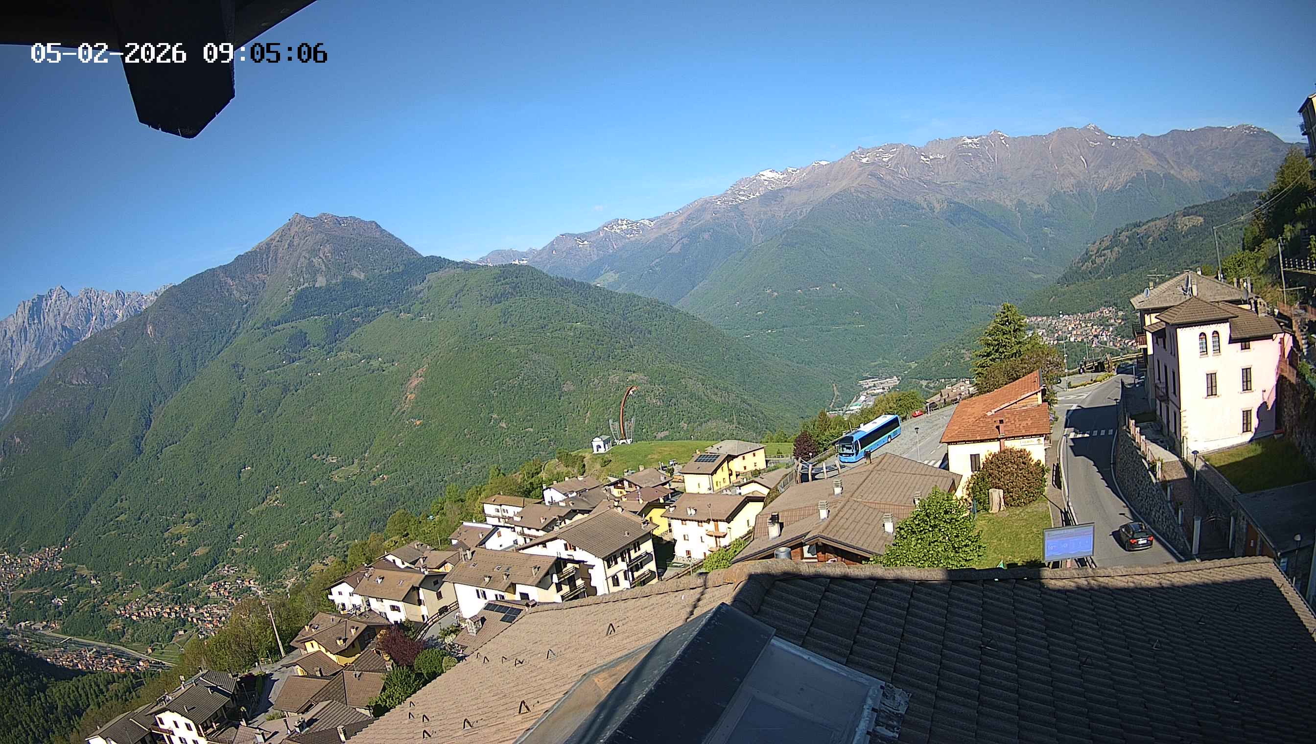 immagine della webcam nei dintorni di Tirano: webcam Cevo